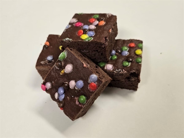 Smarties brownie