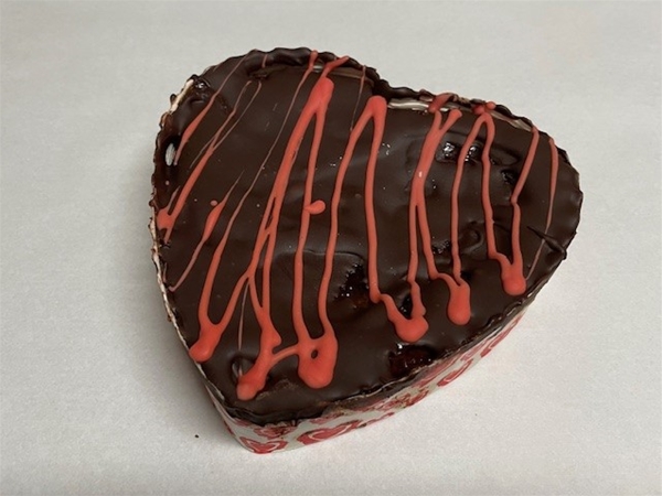 Harten chocolade cakje