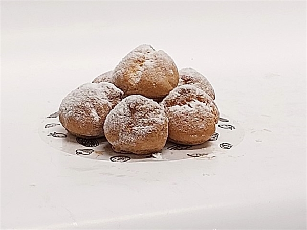 Slagroomsoesjes/100 gram