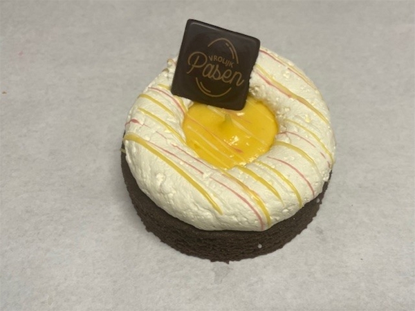 Paas choco/advocaat slofje