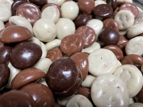 Chocolade kruidnootjes per 100 gr.