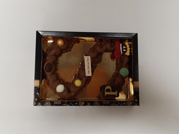 Chocolade letter groot