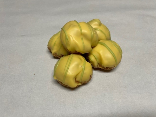 Gele Paas soesjes/200 gram